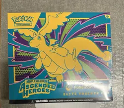 Pokemon Ascended Heroes Pokemon Center Elite Trainer Box ETB *Small corner tear* - Image 1
