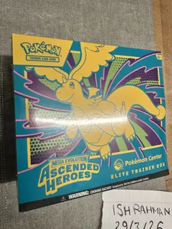 Pokemon Ascended Heroes Pokemon Center Elite Trainer Box ETB *Small corner tear* - Image 2