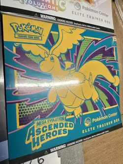 Pokemon Ascended Heroes Pokemon Center Elite Trainer Box ETB *Small corner tear* - Image 3
