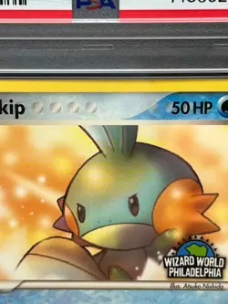 POP 17-PSA NM-MT 8 Mudkip #56 Wizard World Philadelphia Promo 2005 EX Emerald - Image 3