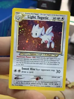 Light Togetic 15/105 Neo Destiny 2000 Holo Rare WOTC Pokemon Card TCG - Image 3