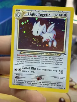 Light Togetic 15/105 Neo Destiny 2000 Holo Rare WOTC Pokemon Card TCG - Image 4
