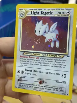 Light Togetic 15/105 Neo Destiny 2000 Holo Rare WOTC Pokemon Card TCG - Image 5