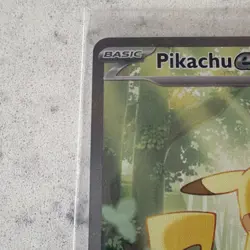 Pokemon Pikachu EX Full Art 276/217 ASC Rare Holo 200 HP Electric Card - Image 3