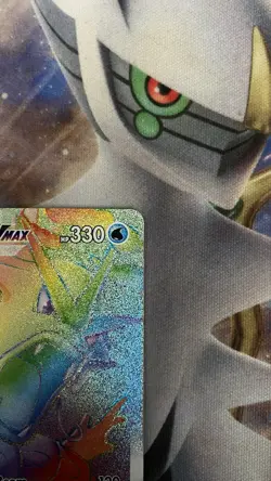 Pokemon Gyarados VMAX TCG Rainbow Secret Rare Card 207/203 Evolving Skies - Image 4