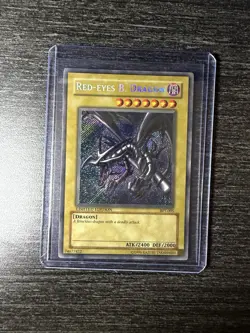 Yu-Gi-Oh! Red-Eyes Black Dragon Limited Edition Secret Rare Card BPT-005 - Image 1