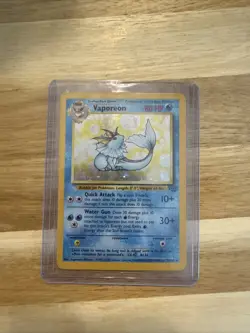 Pokemon TCG: Vaporeon - Jungle - 12/64 - Holographic 1999 Wizards Card - Image 1