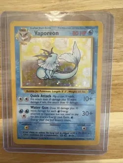 Pokemon TCG: Vaporeon - Jungle - 12/64 - Holographic 1999 Wizards Card - Image 2
