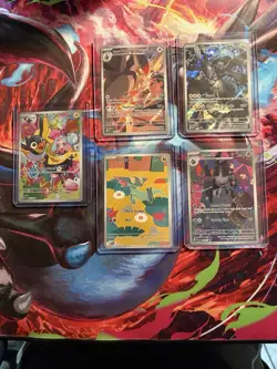 Ascended Heroes NM Illustration Rare W/ ETB Promo Card Lot Of 5 - Image 1