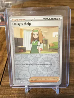 POKEMON DAISY'S HELP 158/165 UNCOMMON REVERSE HOLO SCARLET & VIOLET 151 NM CARD - Image 1