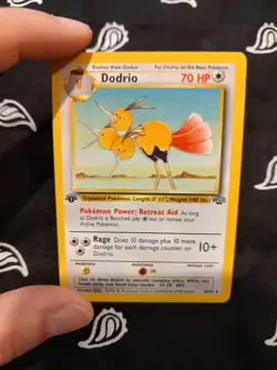 Pokemon TCG Dodrio Jungle 1st Edition Uncommon Card 34/64, Regular - Image 1