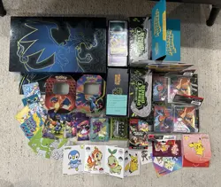 Pokemon TCG Accessories Lot & Card Bulk (LOOK AT THE DESCRIPTION) - Image 1
