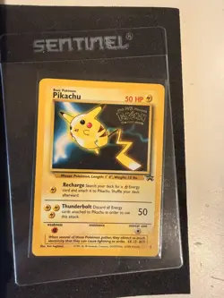 Pokemon Pikachu TCG - Pokemon First Movie Black Star Promo #4 Rare Vintage Card - Image 1