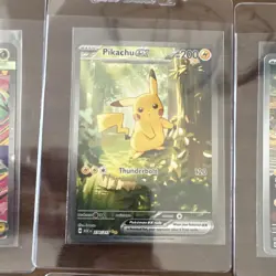 Pokemon TCG Lot 8 Cards Pikachu ex Gold Mega Venusaur ex Dawn SAR Rotom ex NR - Image 2