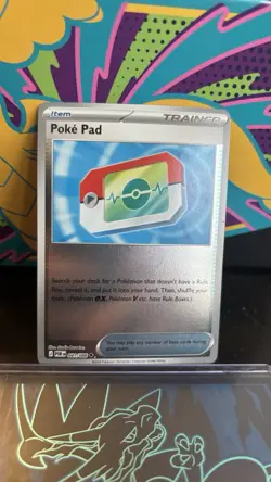 Pokemon TCG Poke Pad 081/088 Reverse Holo Trainer Card Perfect Order 2026 NM - Image 1