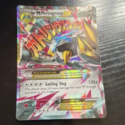 Pokemon M Metagross EX Promo XY Holo 220 HP Mega Stage Card XY35 English - Image 1