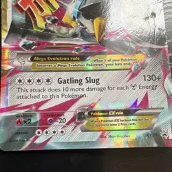 Pokemon M Metagross EX Promo XY Holo 220 HP Mega Stage Card XY35 English - Image 3