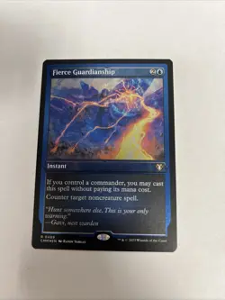 Fierce Guardianship Foil Etched Card #0489 MTG LP - Image 1