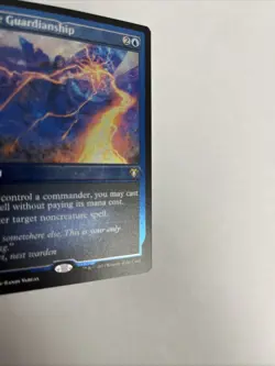 Fierce Guardianship Foil Etched Card #0489 MTG LP - Image 2