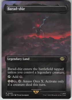 MTG TCG Barad-dur (0425) (Borderless) R The Lord of the Rings 425 - Image 1