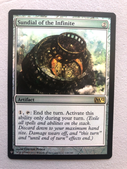 Mtg Carte Magic The List Sundial of the Infinite FOIL English NM - Image 1