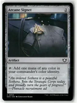 Arcane Signet Commander: Edge of Eternities MAGIC MTG NM - Image 1