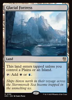 MTG Glacial Fortress ** Aetherdrift Commander ** English (NM) - Image 1