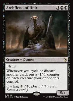 MTG Archfiend of Ifnir ** Aetherdrift Commander ** English (NM) - Image 1