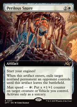 MTG Perilous Snare Extended Art ** Aetherdrift ** English (NM) - Image 1