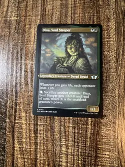 MTG March of the Machine ( Dina, Soul Steeper ) Foil Etched #0102 - Image 1
