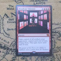 Broadcast Takeover 86 MTG NM - Teenage Mutant Ninja Turtles - Image 1