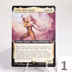 Celes, Rune Knight Extended Art 167 Regular Final Fantasy FIC MTG NM - Image 2