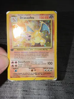 Carte Pokemon Dracaufeu 4/102 Edition 1 Set De Base Wizards Francais OCCASION - Image 3