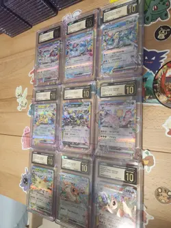 Pokemon Terastal Festival Ex Set Eevee PSA CGC 10 Pristine (9 Karten) Japanisch - Image 4