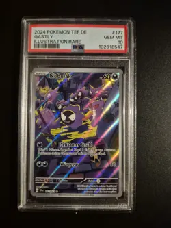PSA 10 Nebulak, Pokemon TCG,177/162, Mint, DE, Gewalten der Zeit/Temporal Forces - Image 1
