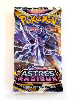 BOOSTER DE 10 CARTES POKEMON ASTRES RADIEUX EB10 FR NEUF SCELLE DIALGA ORIGINEL - Image 1
