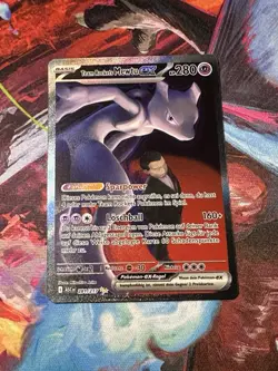 Team Rockets Mewtu EX ASC 281/217 SAR Pokemon TCG Sammelkarte Deutsch NM - Image 1