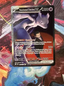 Team Rockets Mewtu EX ASC 281/217 SAR Pokemon TCG Sammelkarte Deutsch NM - Image 2