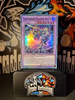 Performage Trapeze Witch MZTM-EN053 Super Rare 1st Edition YuGiOh - Image 1
