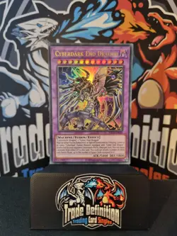 Single Cyberdark End Dragon SDCS-EN044 Ultra Rare YuGiOh - Image 1