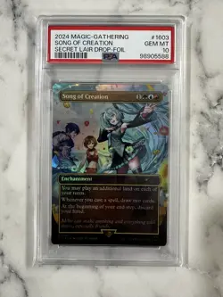 MTG PSA 10 Hatsune Miku Song Of Creation Foil 1603 Secret Lair Digital Sensation - Image 1