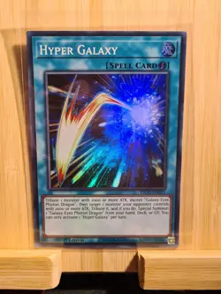 Hyper Galaxy KICO-EN021 Super Rare 1st Edition YuGiOh - Image 1