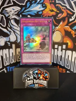 Amazoness Hot Spring BLCR-EN039 Ultra Rare 1st Edition YuGiOh - Image 1