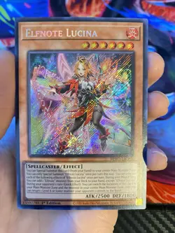 Elfnote Lucina 1st Edition BPRO-EN010 (Secret Rare) YuGiOh - Image 1