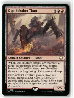 Depthshaker Titan Commander: Edge of Eternities MAGIC MTG NM - Image 1