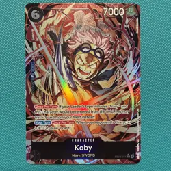 One Piece Koby EB04-044 Alt Parallel Foil English OP15 SR Alternate Art - Image 1