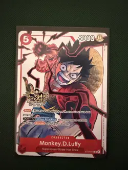 One Piece Monkey D. Luffy - ST01-012 3rd Anniversary Tournament 3 Brothers Pack - Image 1