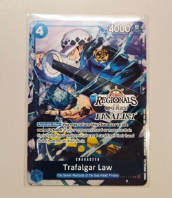 One Piece Trafalgar Law Op07-047 Offline Regionals Tournament 2025-26 FINALIST - Image 1