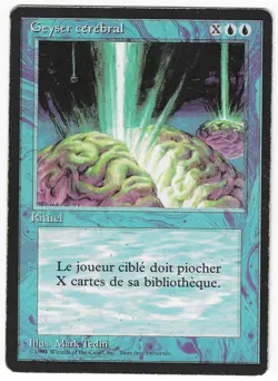 ►Magic-Style◄ MTG - Braingeyser - French Revised FBB - Played - Image 1