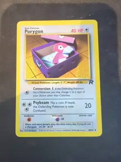 Pokemon Card - Porygon - Team Rocket Set - Image 1